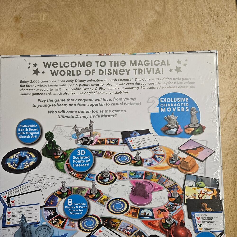 Disney Trivia 100 Years of Wonder Board Game PlayMonster Family Game - Picture 9 of 9